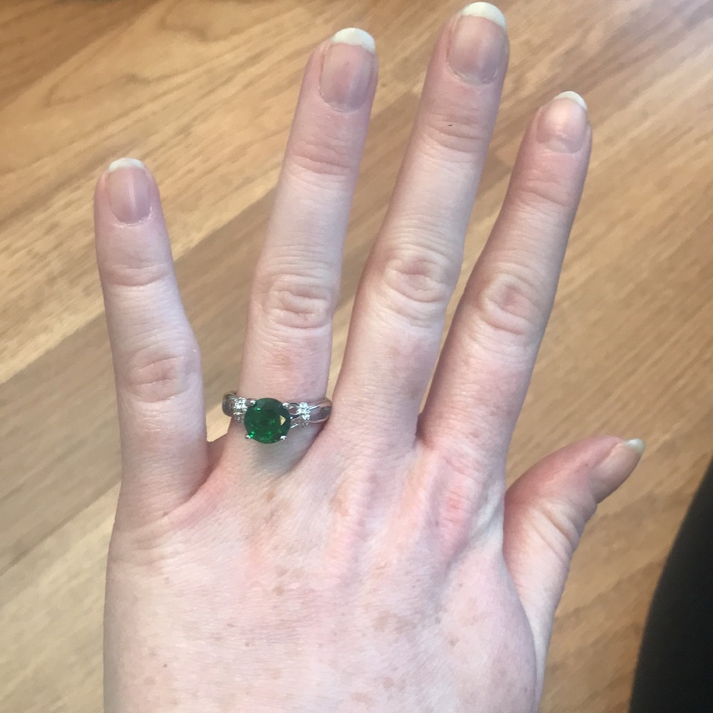 Emerald Green Ring